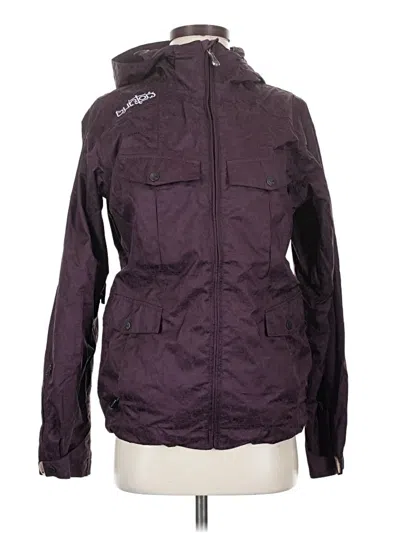 Pre-owned Burton Snow Jacket In Purple