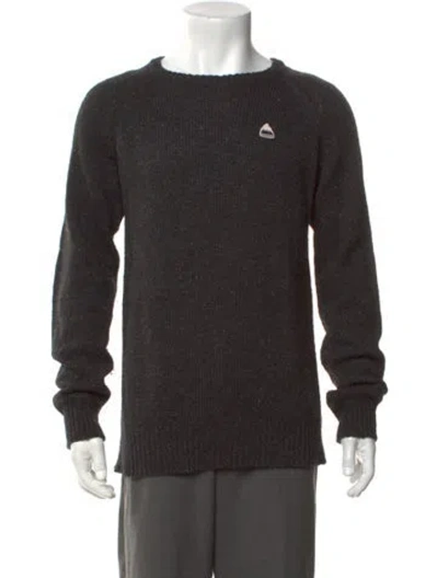 Pre-owned Burton Wool Crew Neck Pullover In Black