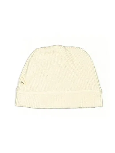 Pre-owned Burt's Bees Baby Babies' Beanie Hat In Ivory