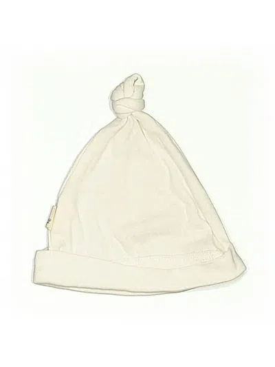 Pre-owned Burt's Bees Baby Babies' Beanie Hat In White