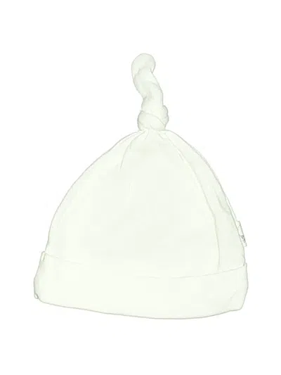 Pre-owned Burt's Bees Baby Babies' Beanie Hat In White