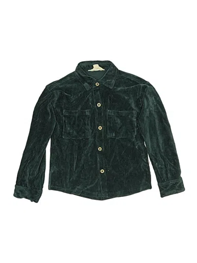 Pre-owned Burt's Bees Baby Kids' Cardigan Sweater In Green