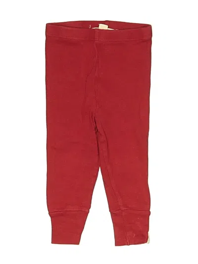 Pre-owned Burt's Bees Baby Babies' Casual Pants In Red