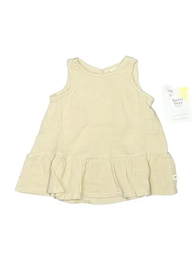 Pre-owned Burt's Bees Baby Babies' Dress In Yellow