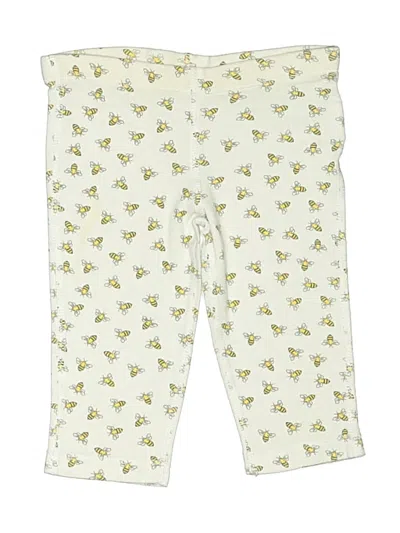 Pre-owned Burt's Bees Baby Babies' Leggings In Ivory