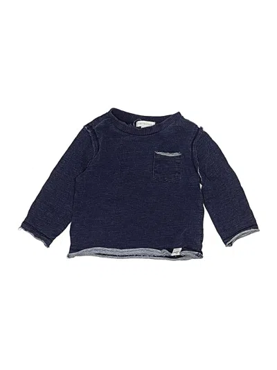 Pre-owned Burt's Bees Baby Babies' Long Sleeve T-shirt In Blue