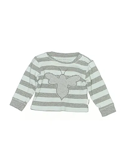 Pre-owned Burt's Bees Baby Babies' Long Sleeve T-shirt In Gray