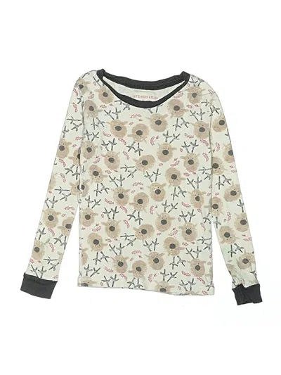 Pre-owned Burt's Bees Baby Kids' Long Sleeve T-shirt In Ivory