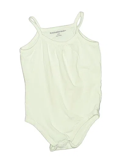 Pre-owned Burt's Bees Baby Kids' Short Sleeve Onesie In Green