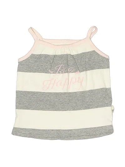 Pre-owned Burt's Bees Baby Babies' Sleeveless T-shirt In White