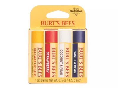 Burt's Bees Best Of Lip Balm Set 4 Pack