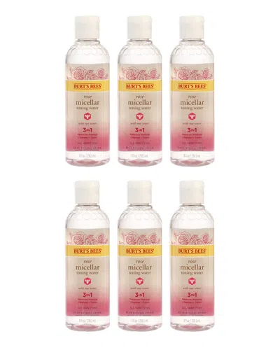 Burt's Bees ® Women's 8oz Rose Micellar Toning Water Pack Of 6 In White