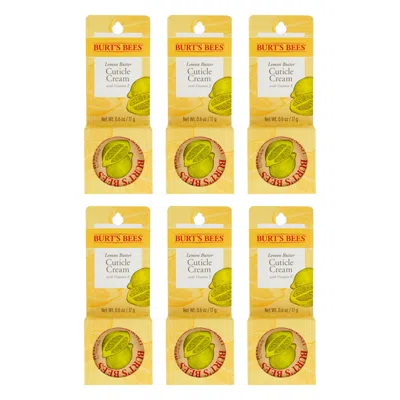 Burt's Bees Lemon Butter Cuticle Cream By Burts Bees For Unisex - 0.6 oz Cream - Pack Of 6 In Multi