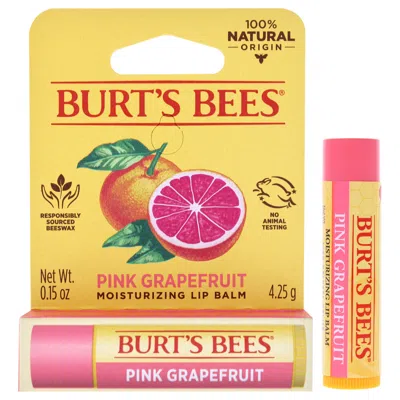 Burt's Bees Pink Grapefruit Moisturizing Lip Balm Blister By Burts Bees For Unisex - 0.15 oz Lip Balm In Multi