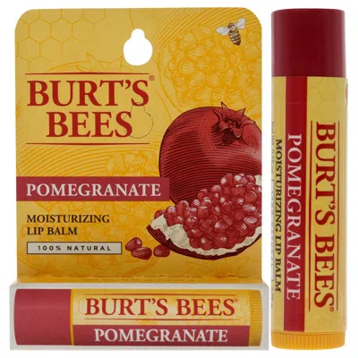 Burt's Bees Pomegranate Moisturizing Lip Balm Blister By Burts Bees For Unisex - 0.15 oz Lip Balm In Multi