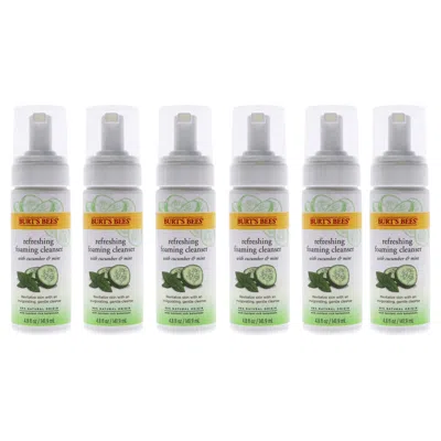 Burt's Bees Refreshing Foaming Cleanser - Cucumber-mint By Burts Bees For Unisex - 4.8 oz Cleanser - Pack Of 6 In Multi