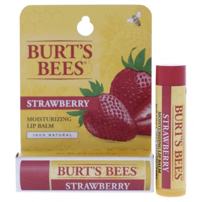 Burt's Bees Strawberry Moisturizing Lip Balm Blister By Burts Bees For Unisex - 0.15 oz Lip Balm In Multi