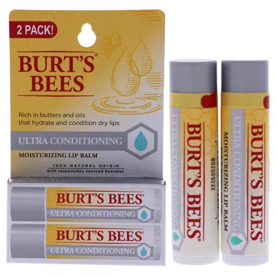 Burt's Bees Ultra Conditioning Lip Balm Twin Pack By Burts Bees For Unisex - 2 X 0.15 oz Lip Balm In Multi