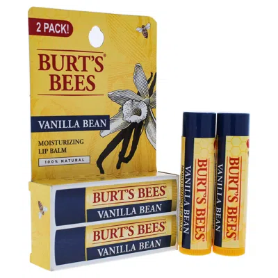 Burt's Bees Vanilla Bean Moisturizing Lip Balm Twin Pack By Burts Bees For Unisex - 2 X 0.15 oz Lip Balm In Multi