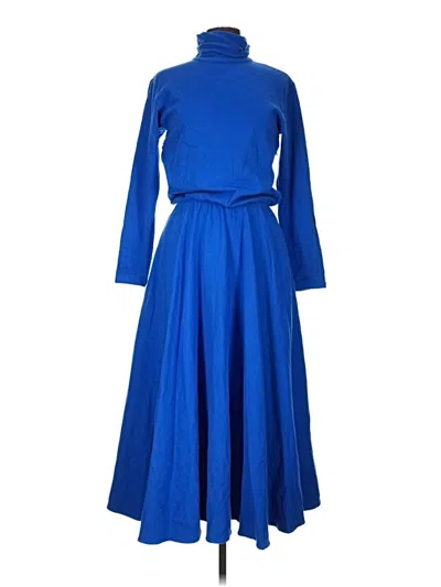 Pre-owned Buru Casual Dress In Blue