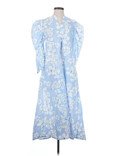 Pre-owned Buru Casual Dress In Blue
