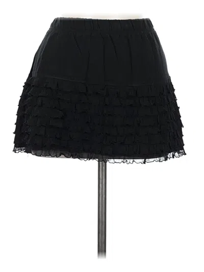 Pre-owned Buru Casual Skirt In Black
