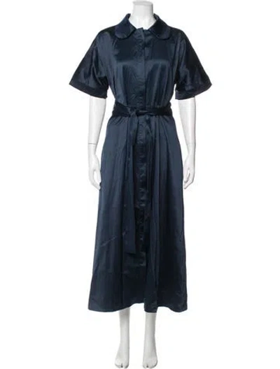Pre-owned Buru Coat In Blue