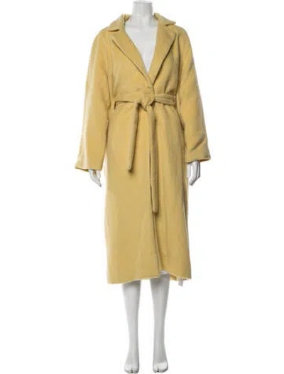 Pre-owned Buru Coat In Yellow