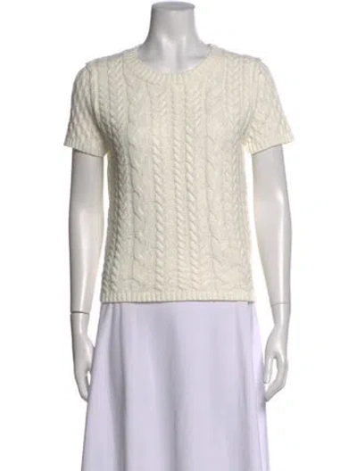 Pre-owned Buru Crew Neck Sweater In Neutrals