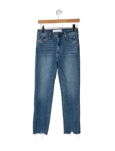 Pre-owned Buru High-rise Skinny Leg Jeans In Blue