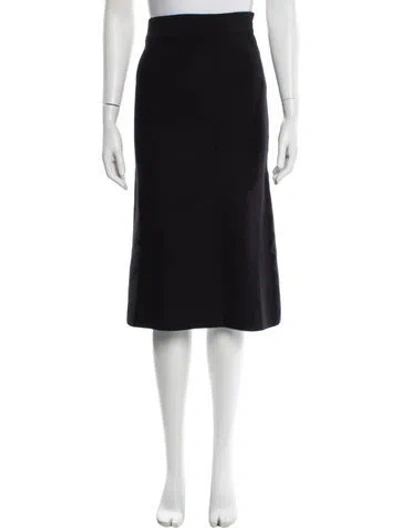 Pre-owned Buru Knee-length Skirt In Blue