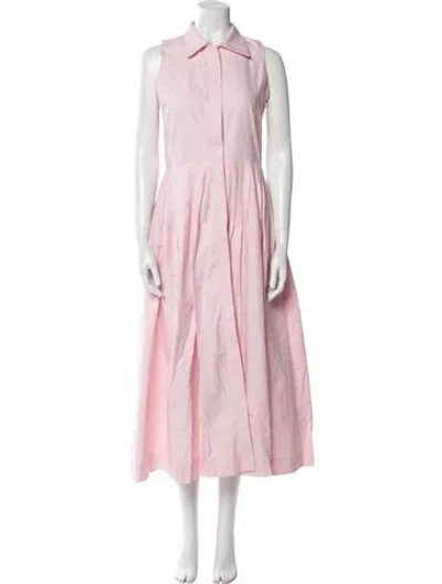 Pre-owned Buru Long Dress In Pink