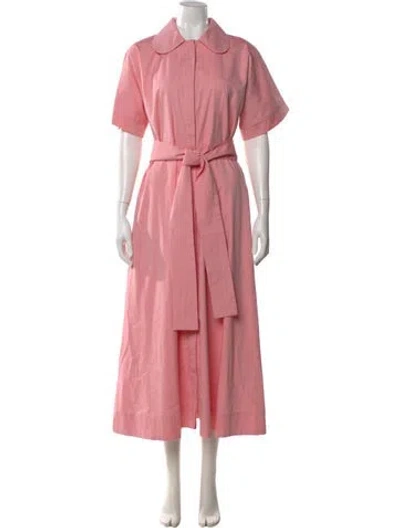 Pre-owned Buru Long Dress In Pink