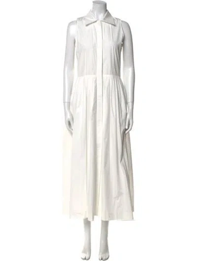 Pre-owned Buru Long Dress In White
