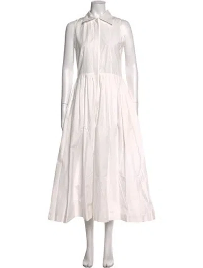 Pre-owned Buru Long Dress In White