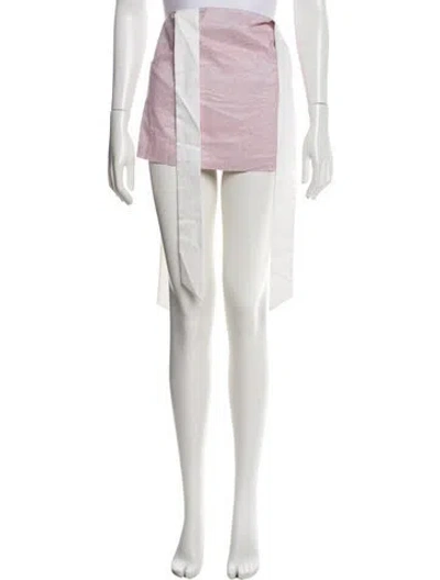 Pre-owned Buru Midi Length Skirt In Neutral