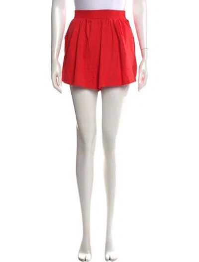 Pre-owned Buru Mini Shorts In Red
