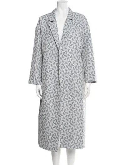 Pre-owned Buru Paisley Print Coat In Multi