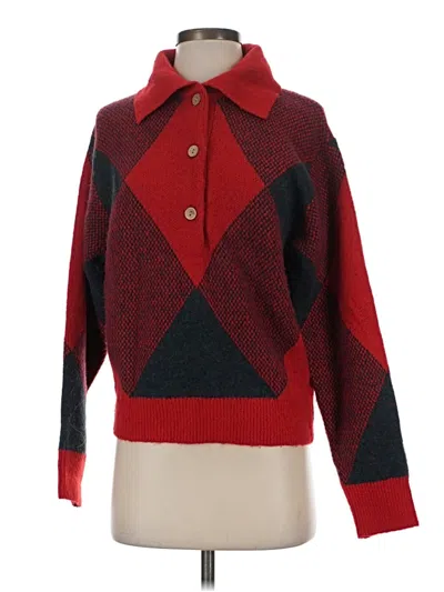Pre-owned Buru Pullover Sweater In Red