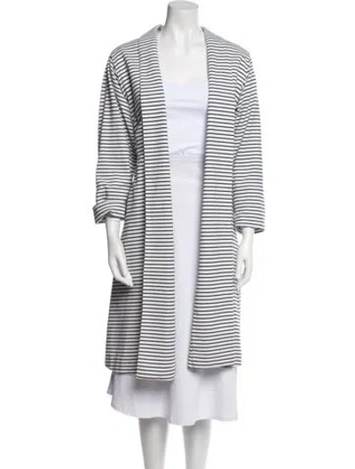 Pre-owned Buru Striped Coat In Multi