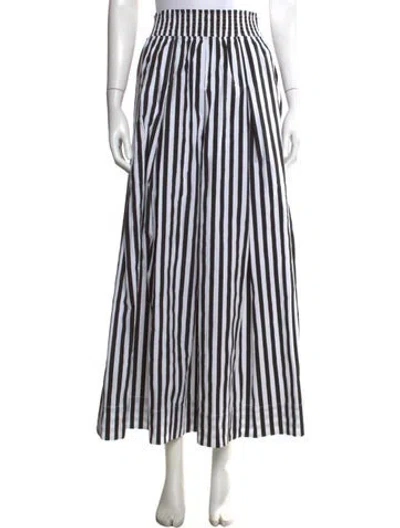 Pre-owned Buru Striped Long Skirt In Multi