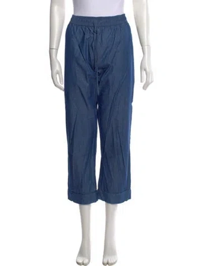 Pre-owned Buru Wide Leg Pants In Blue