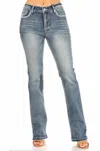 Bus Stop Angels Baby Distressed Jeans In Light Wash In Blue