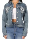 Bus Stop Super Cool Denim Jacket In Blue In Blue