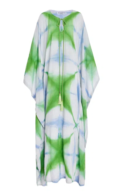 Busayo Adu Printed Cotton Maxi Dress In Multi