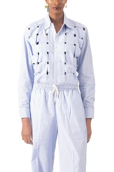 Busayo Ayoka Top In Blue