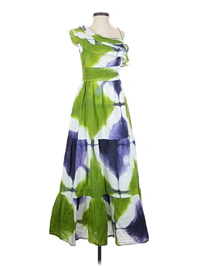 Pre-owned Busayo Casual Dress In Green