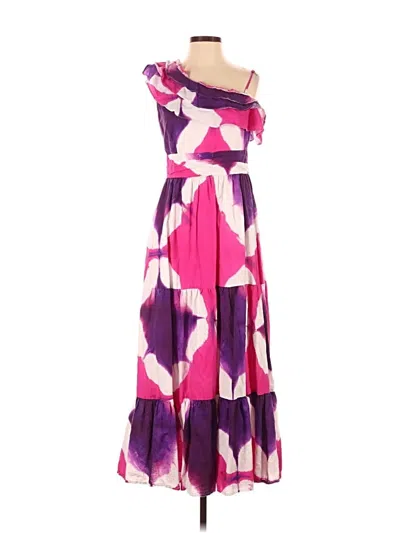 Pre-owned Busayo Casual Dress In Purple