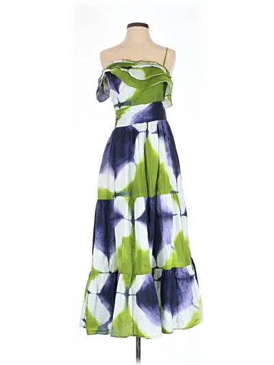 Pre-owned Busayo Collective Cocktail Dress In Purple