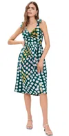 Busayo Debo Dress Green-multi In Green-multi